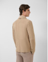Sobrecamisa napa beige - Hombre - PV2026 | Roberto Verino