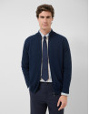 Navy zip-up jacket - Man - SS2026 | Roberto Verino