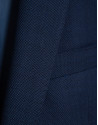 Traje half canvas slim fit ojo de perdiz azul | Roberto Verino