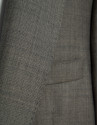 Slim fit mink wool half canvas suit - Man | Roberto Verino