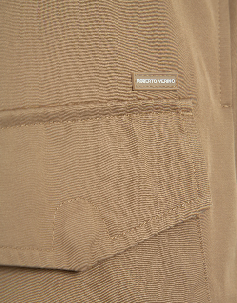Parka cuatro bolsillos camel - Hombre - PV2026 | Roberto Verino