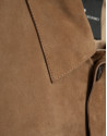 Camel suede safari jacket - Home | Roberto Verino