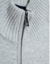 Chaqueta cremallera gris claro melange - Hombre | Roberto Verino