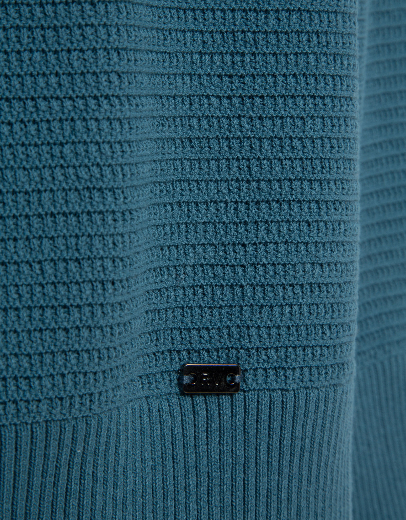 Jersey high twist estructura azul verdoso | Roberto Verino