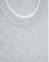 Camiseta manga corta tricotada gris melange | Roberto Verino