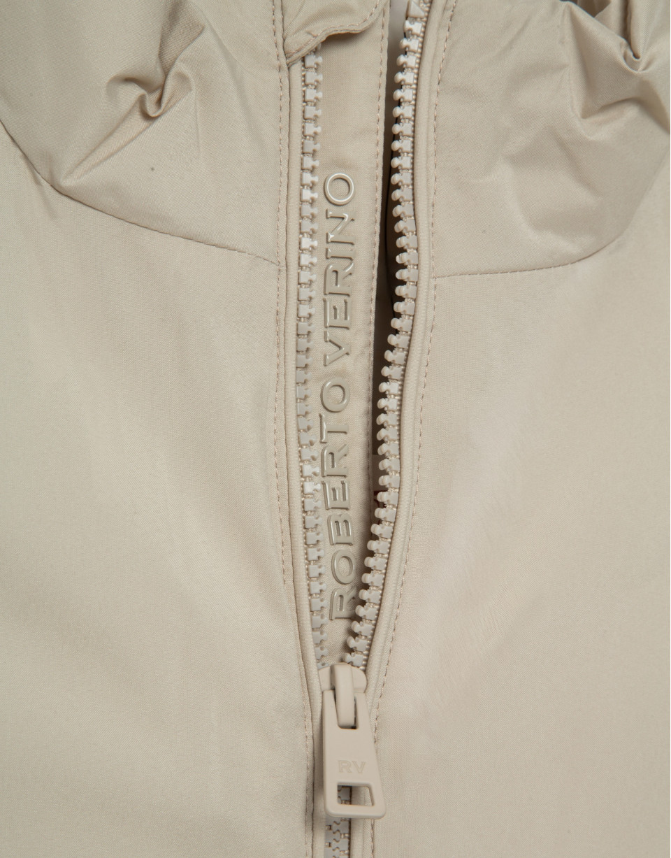 Ecru padded gilet - Man - SS2026 | Roberto Verino