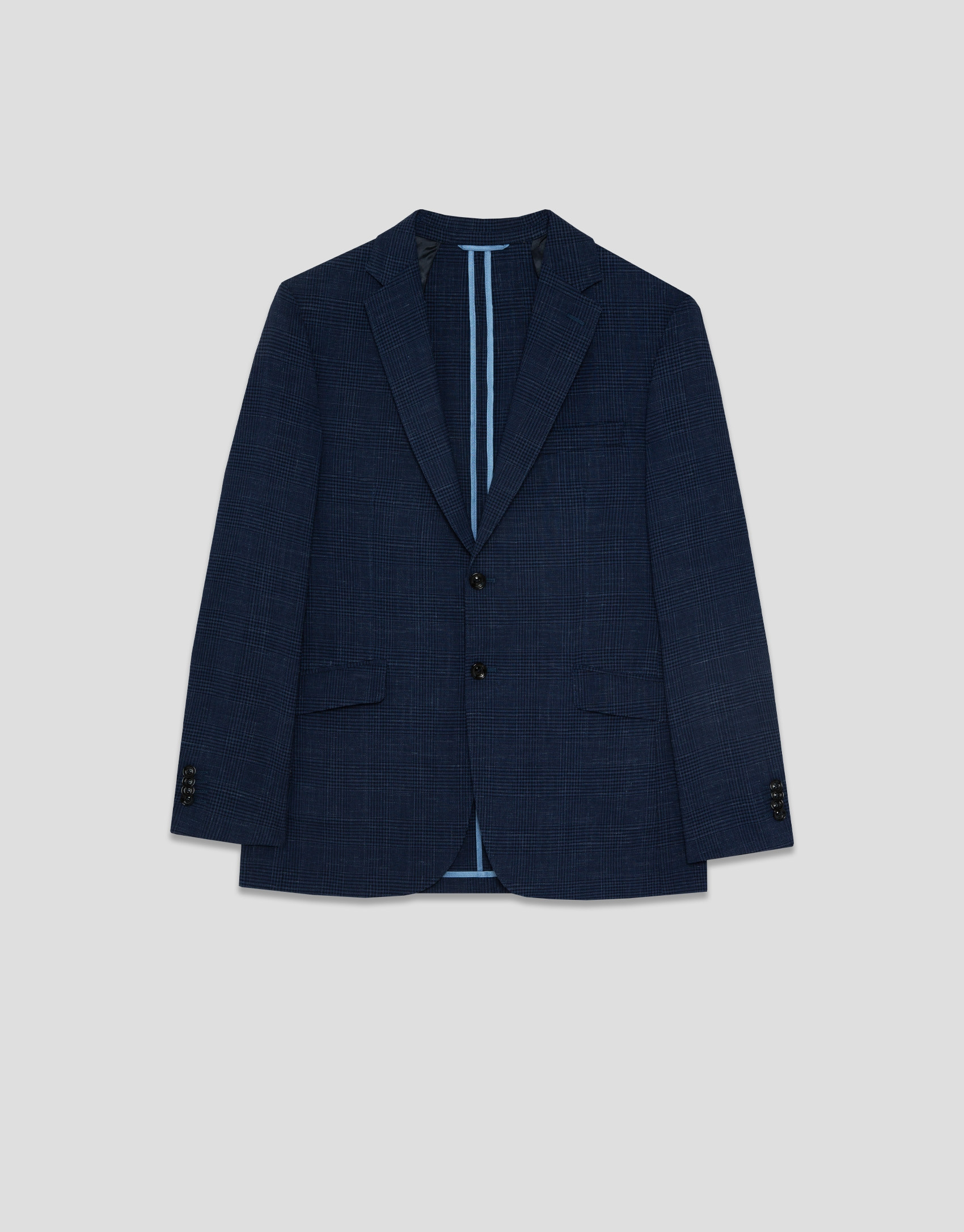 Americana cuadros tonos azules - Hombre | Roberto Verino