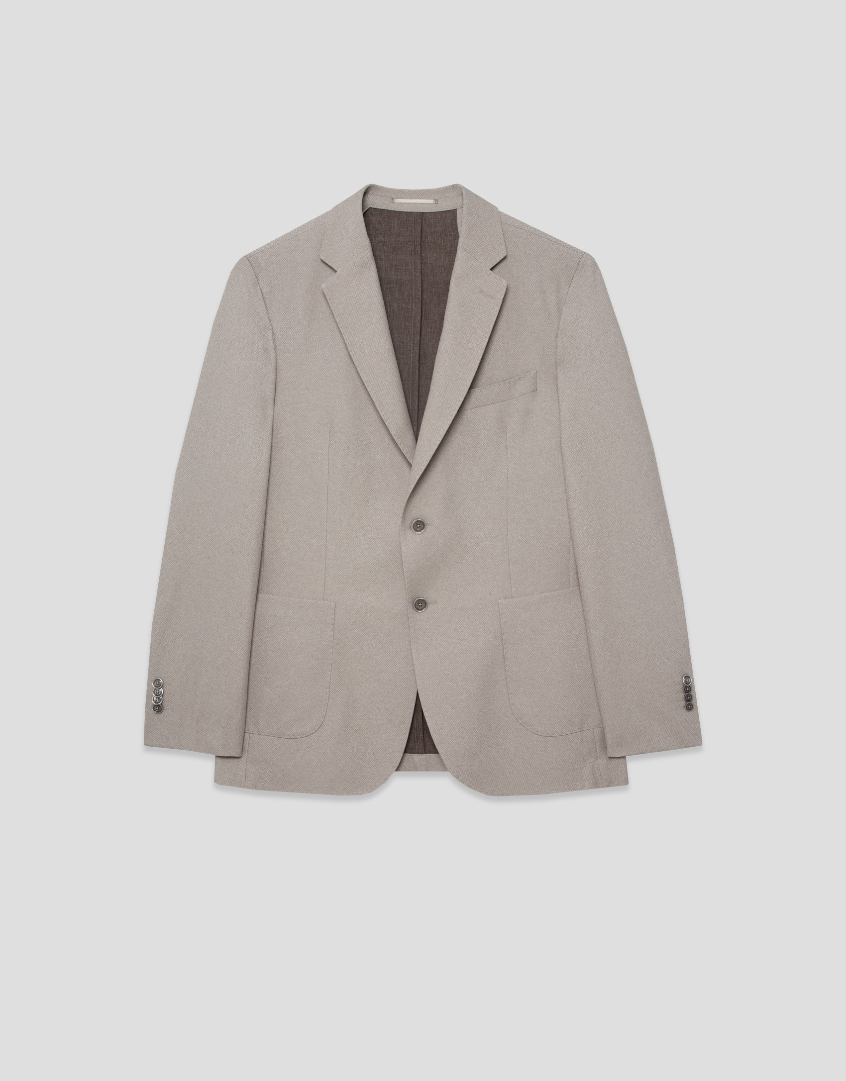 Faux mink-tone smooth comfort jacket - Man | Roberto Verino