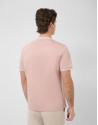 Pink mercerised short-sleeved T-shirt - Man | Roberto Verino