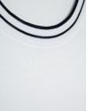White mercerised short-sleeved T-shirt - Man | Roberto Verino