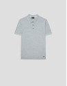 Polo tricotado gris melange - Hombre - PV2026 | Roberto Verino