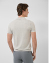 Polo tricotado gris melange - Hombre - PV2026 | Roberto Verino