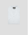Camisa guayabera slim fit lino blanco - Hombre | Roberto Verino