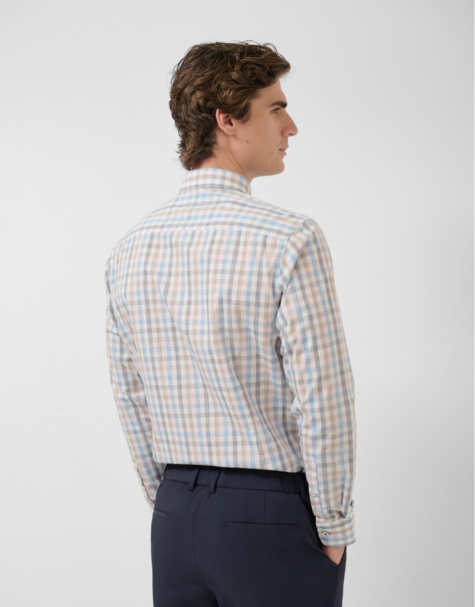 Camisa sport regular cuadros multicolor | Roberto Verino