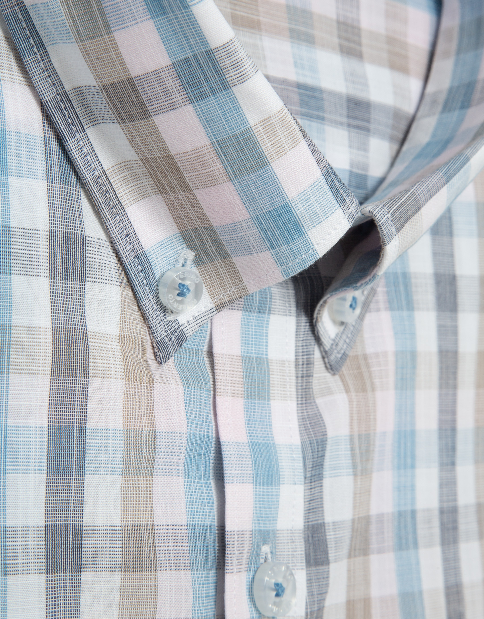 Regular fit multicoloured checked shirt - Man | Roberto Verino