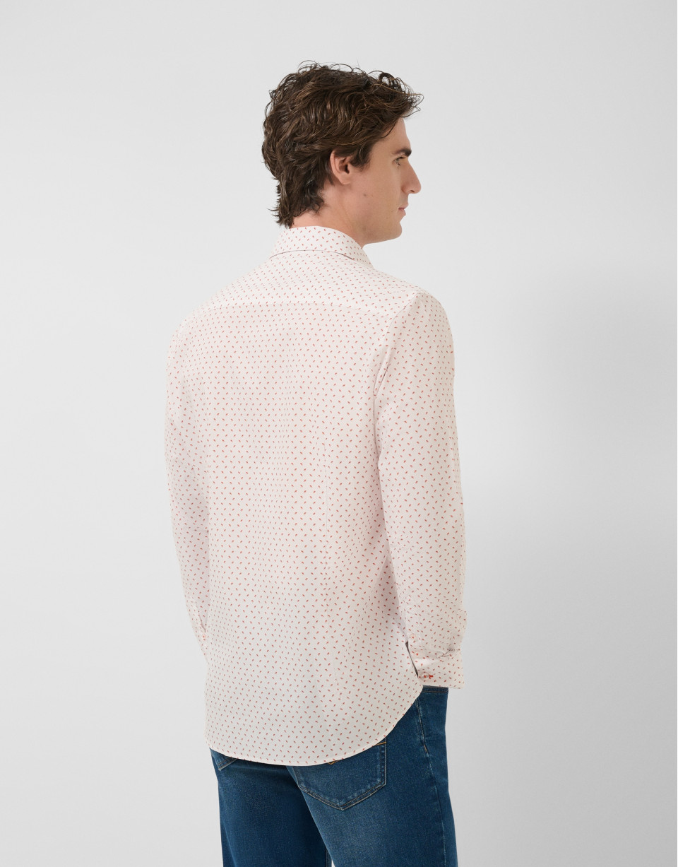 Camisa sport regular estampado geométrico ... | Roberto Verino