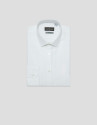 Camisa vestir microestructura blanca - Hombre | Roberto Verino