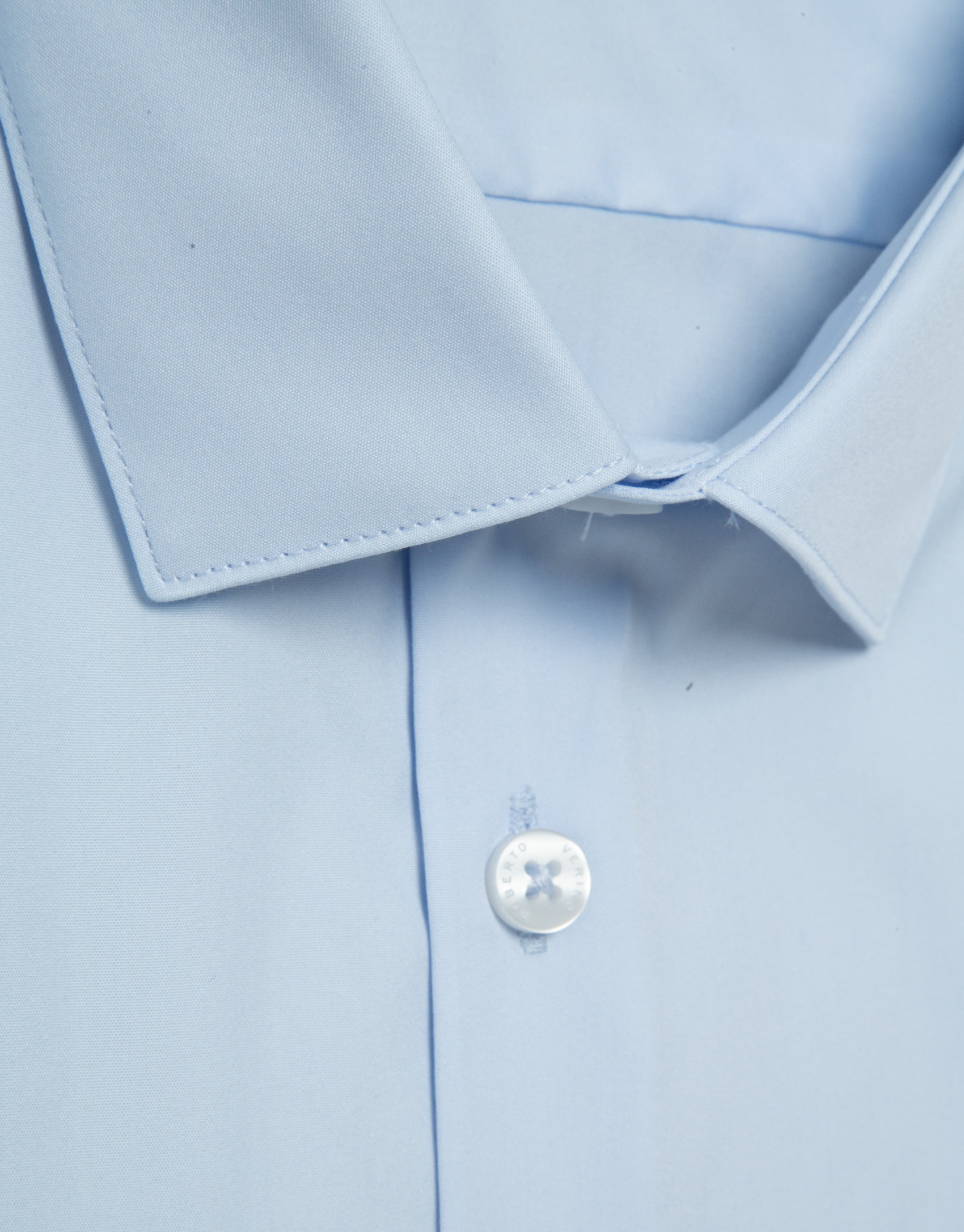 Plain light blue dress shirt - Man - SS2026 | Roberto Verino