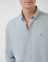 Camisa sport regular oxford verde azulado | Roberto Verino