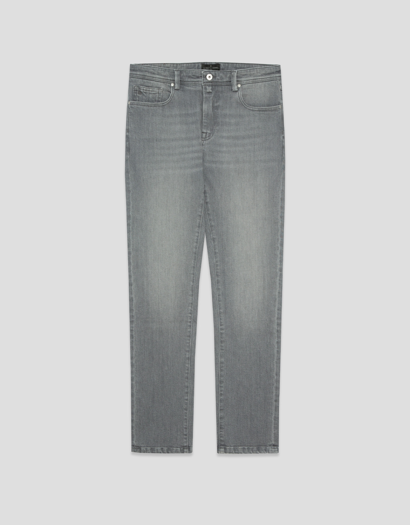 Pantalón vaquero denim slim gris claro | Roberto Verino