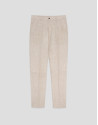Pantalón lino beige - Hombre - PV2026 | Roberto Verino