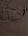 Pantalón cinco bolsillos sarga tintada marrón | Roberto Verino