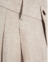Pantalón lino beige - Hombre - PV2026 | Roberto Verino