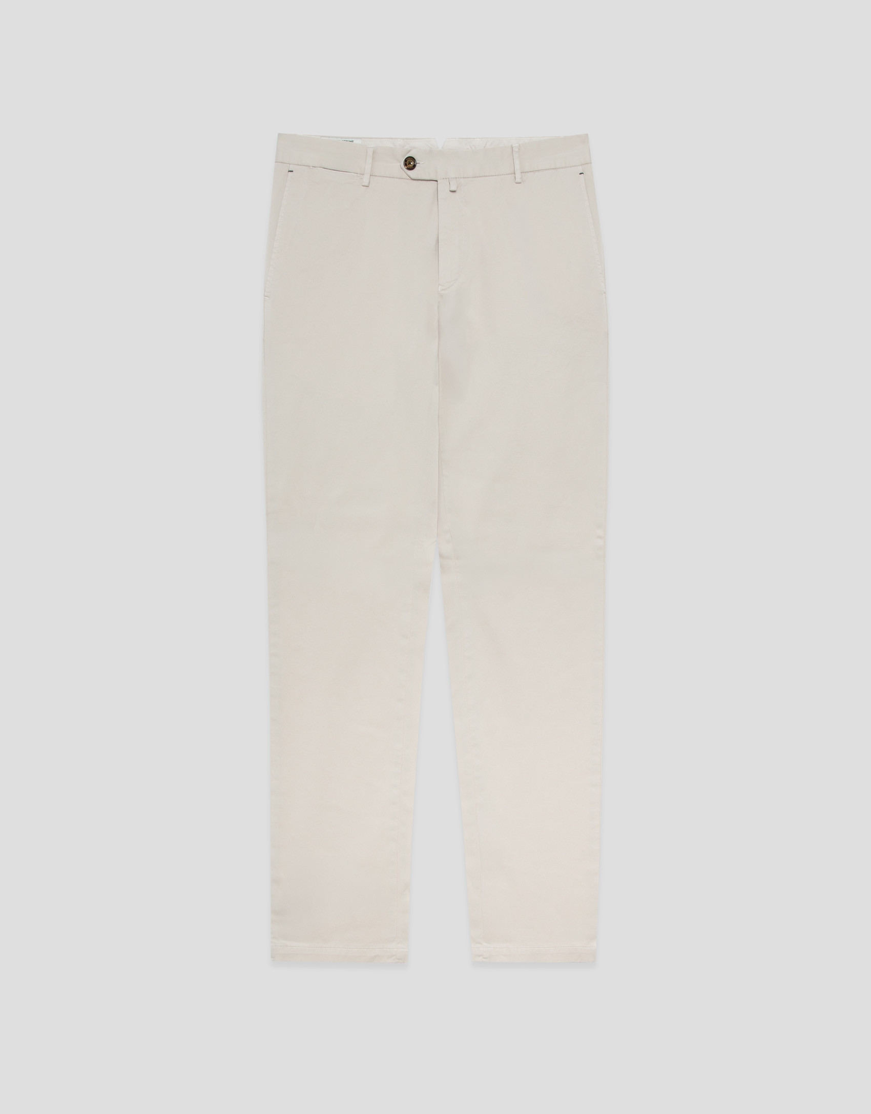 Beige dyed chino trousers - Man - SS2026 | Roberto Verino