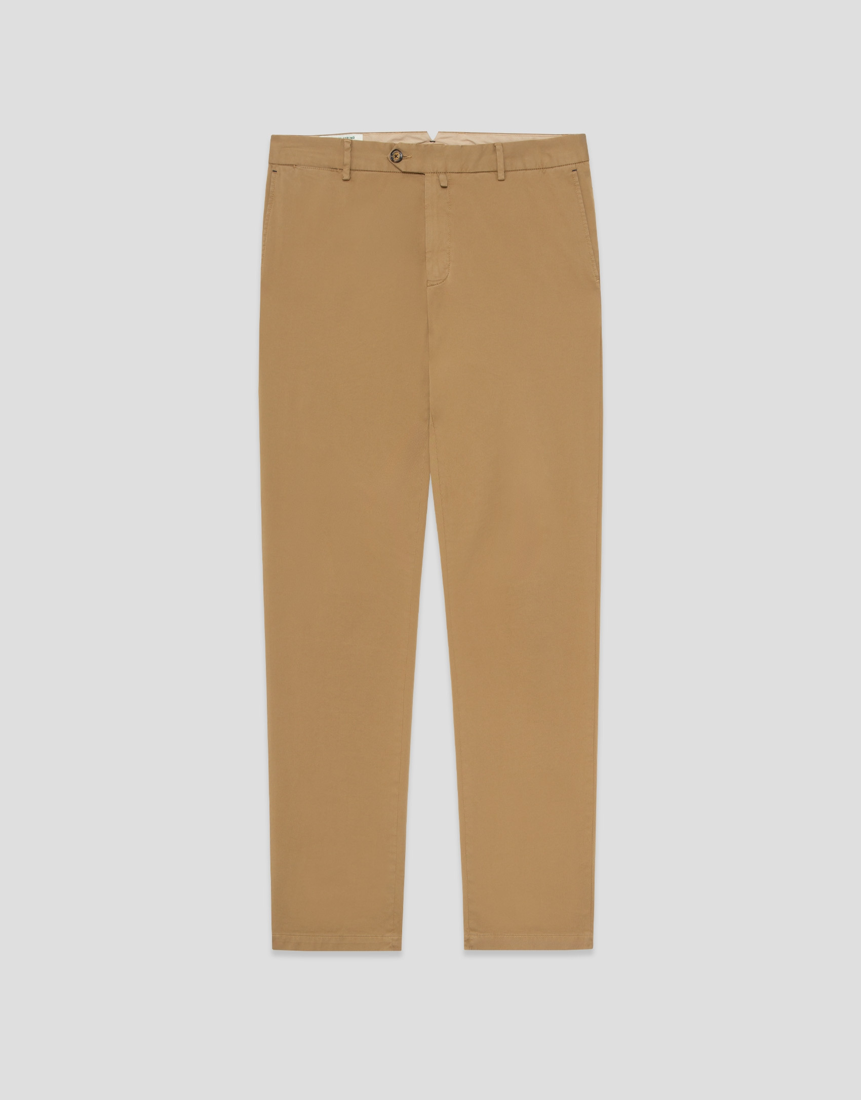 Pantalón chino tintado camel - Hombre - PV2026 | Roberto Verino