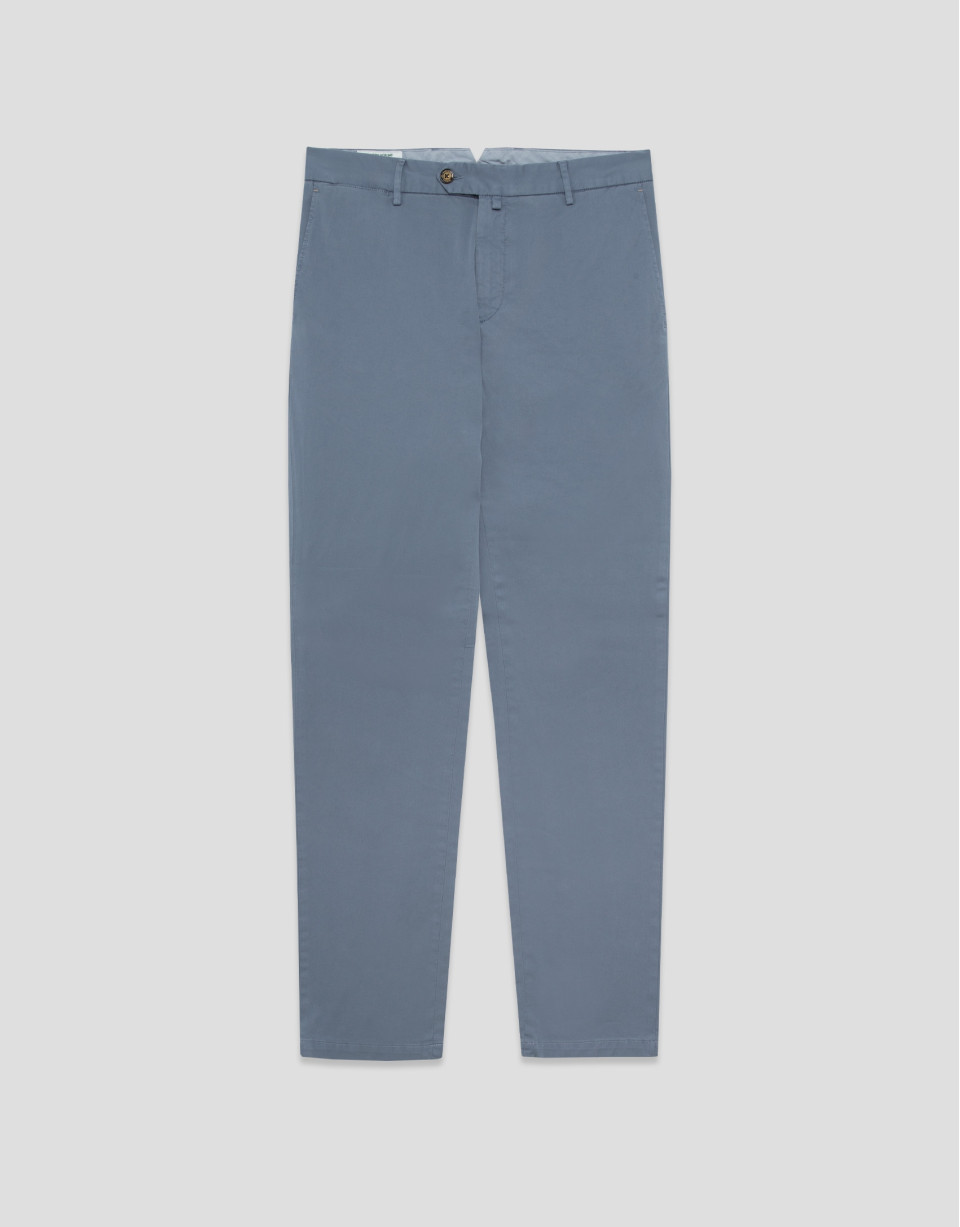 Pantalón chino tintado azul grisáceo - Hombre | Roberto Verino