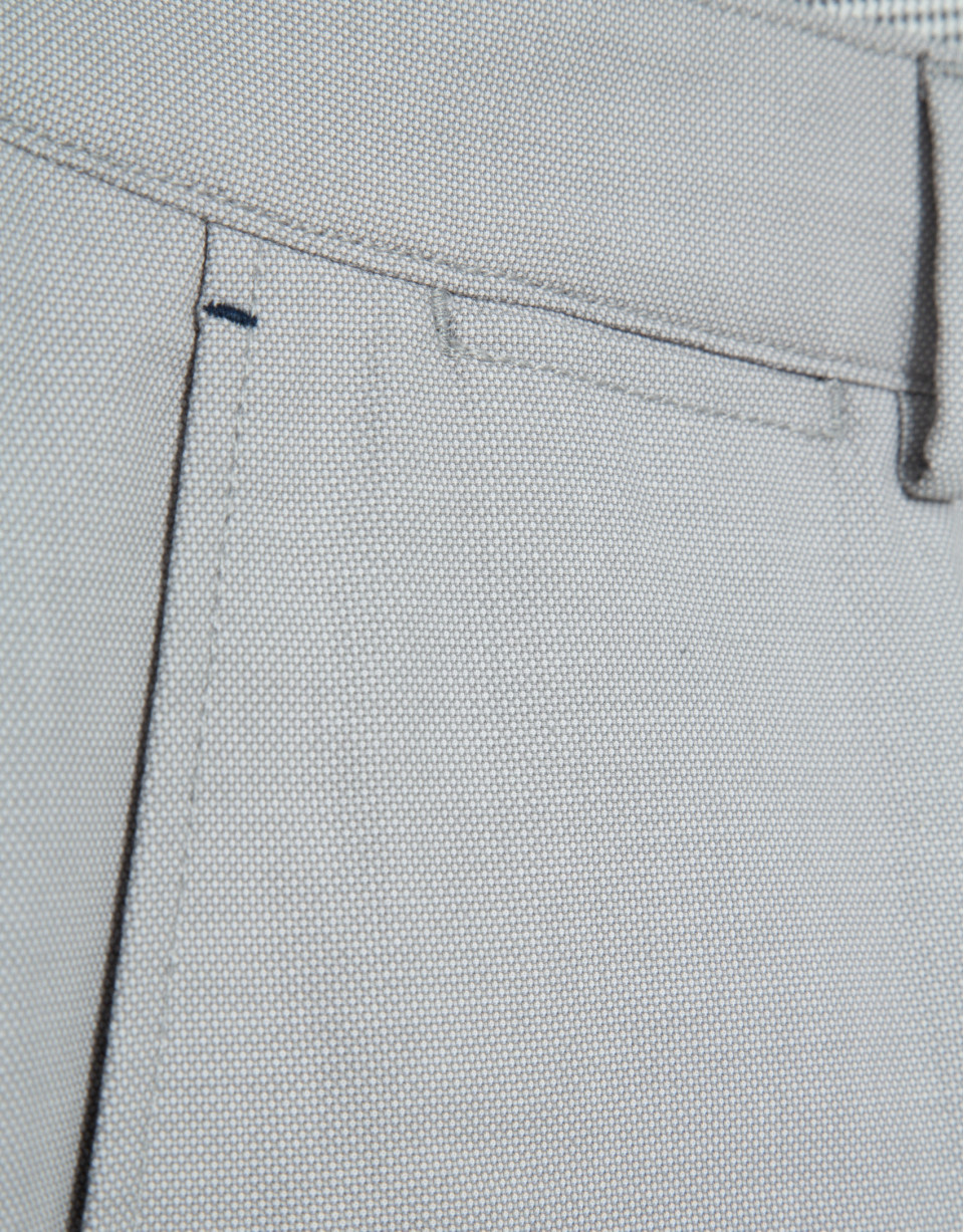 Pantalón chino ojo de perdiz gris - Hombre | Roberto Verino