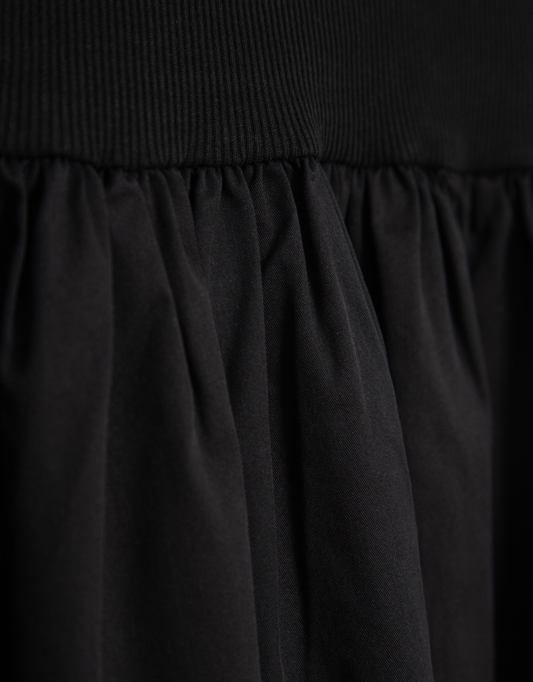 Black knit and cotton blend dress - Woman | Roberto Verino