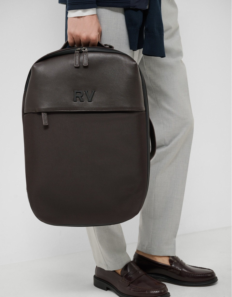 Mochila Travel Bag Mim marrón - Hombre - PV2025 | Roberto Verino