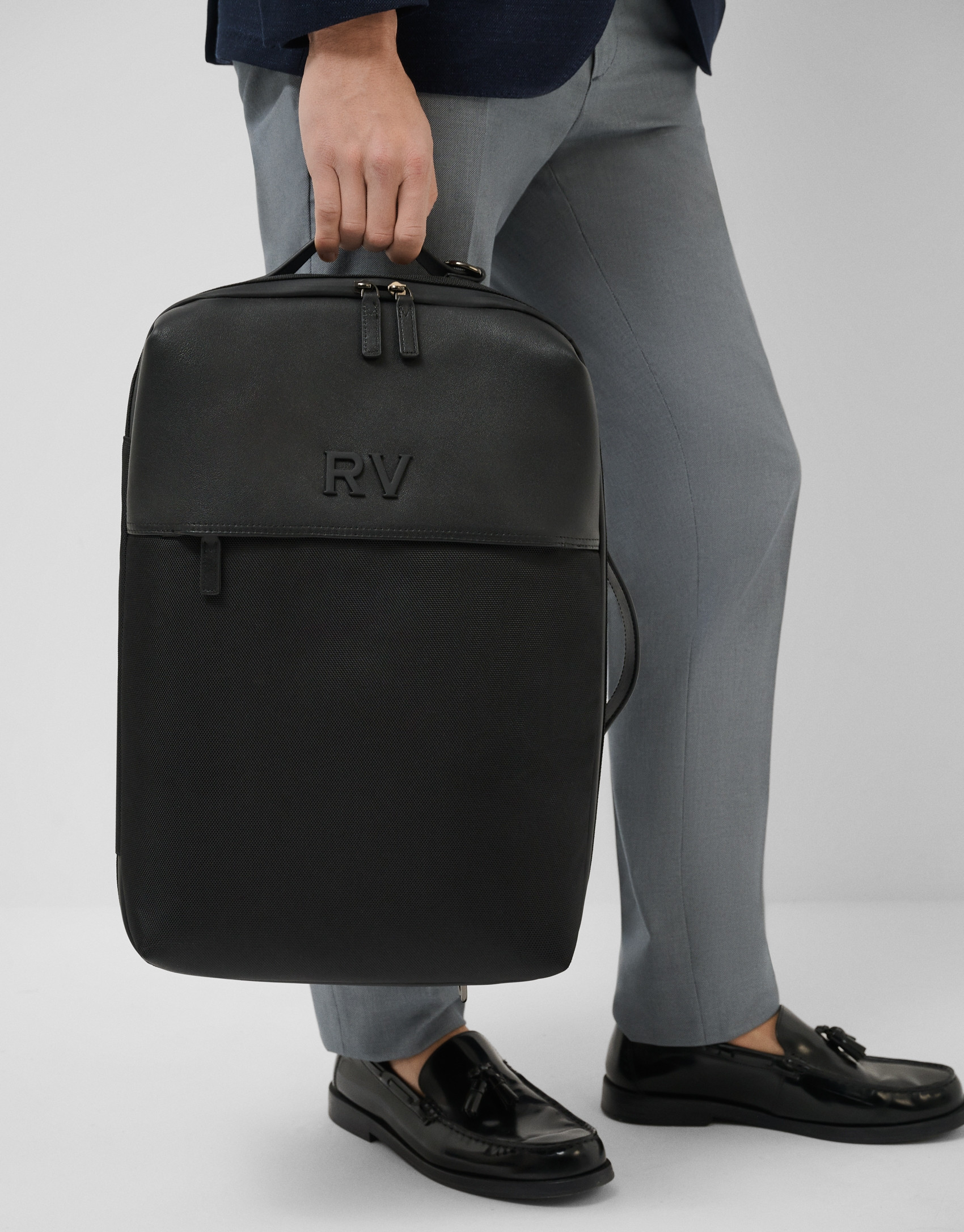 Mochila Travel Bag Mim negra - Hombre - PV2025 | Roberto Verino