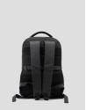 Mochila Mim nailon y piel negra - Hombre | Roberto Verino