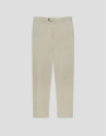 Khaki-dyed chino trousers - Man - SS2026 | Roberto Verino