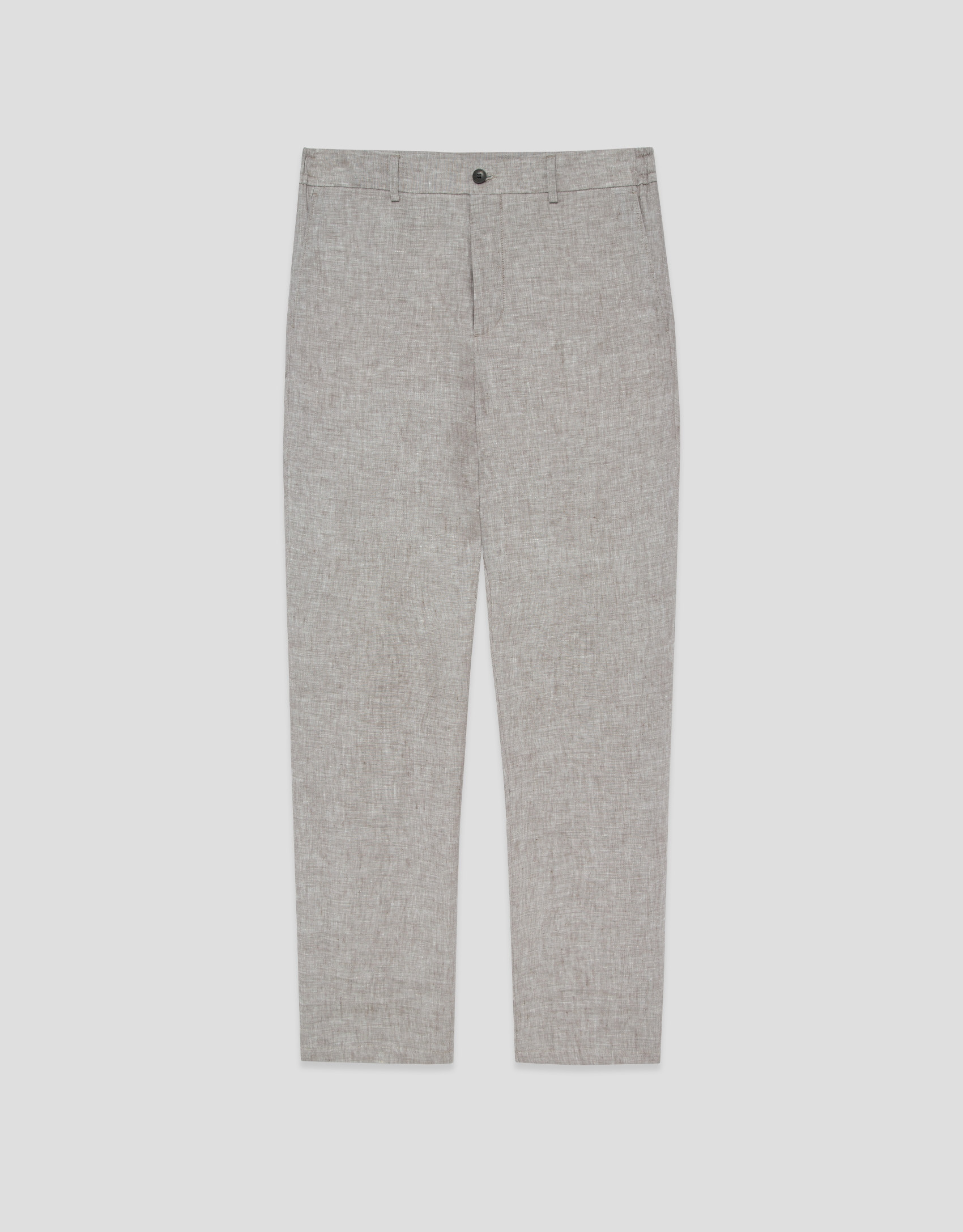 Grey linen trousers - Man - SS2026 | Roberto Verino