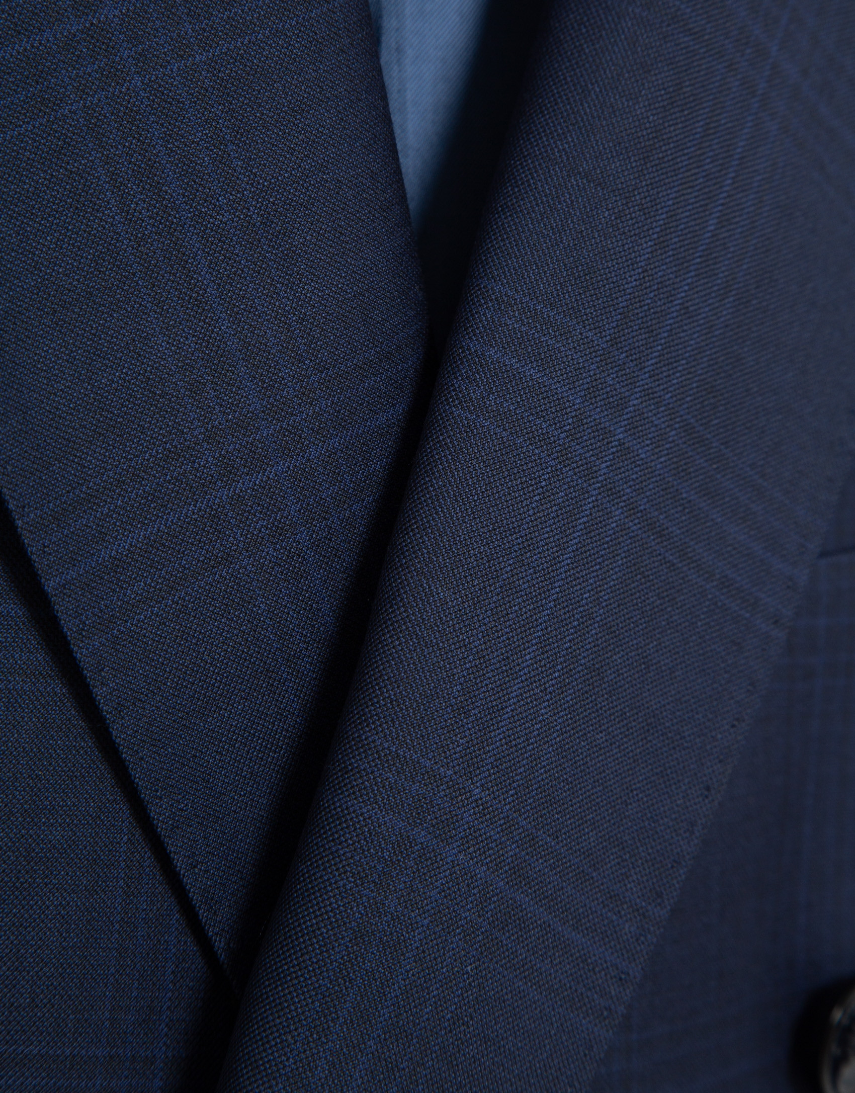Traje half canvas lana cuadros tonos azules | Roberto Verino