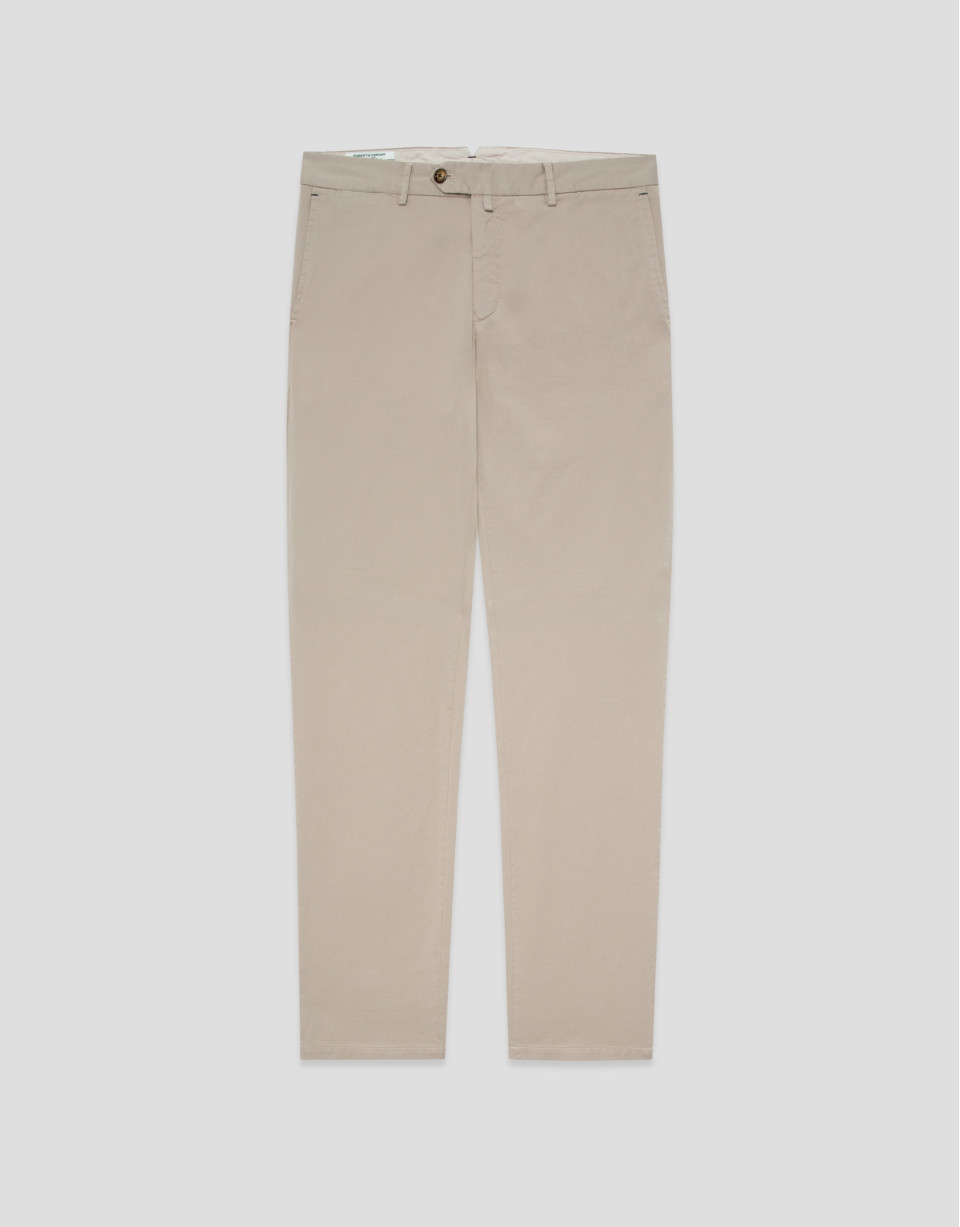 Sand-dyed chino trousers - Man - SS2026 | Roberto Verino