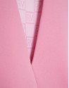 Structured pink crepe top - Woman - SS2026 | Roberto Verino