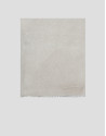 Beige modal scarf with embroidered signature | Roberto Verino