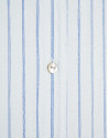 White cotton seersucker short-sleeved blouse ... | Roberto Verino