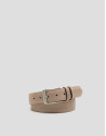 Sand suede belt - Man - SS2026 | Roberto Verino