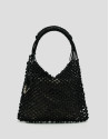 Bolso Alison piel anudada negra - Mujer | Roberto Verino