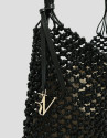 Bolso Alison piel anudada negra - Mujer | Roberto Verino