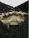 Alison knotted leather handbag in black - Woman | Roberto Verino