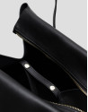 Bolso shopper Megan Zipper piel negro