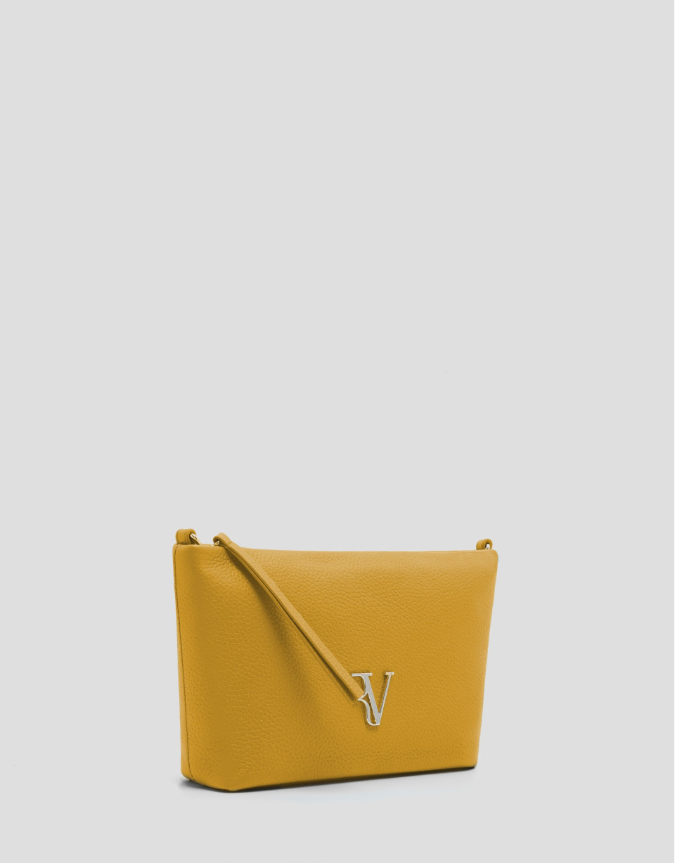 Bolso bandolera Megan Messenger piel mostaza | Roberto Verino