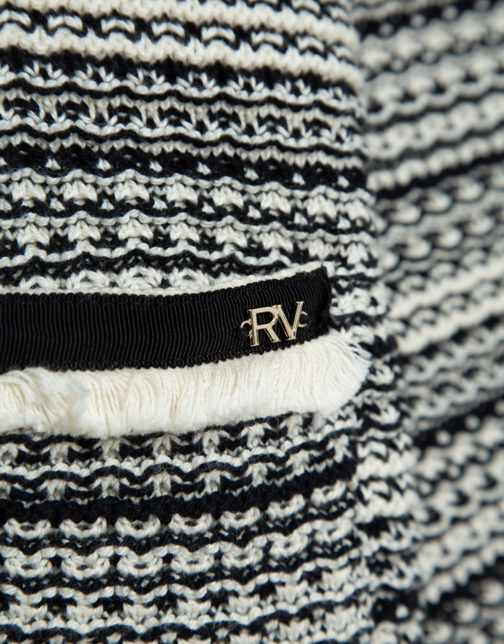 Chaqueta punto de algodón estructura blanco ... | Roberto Verino