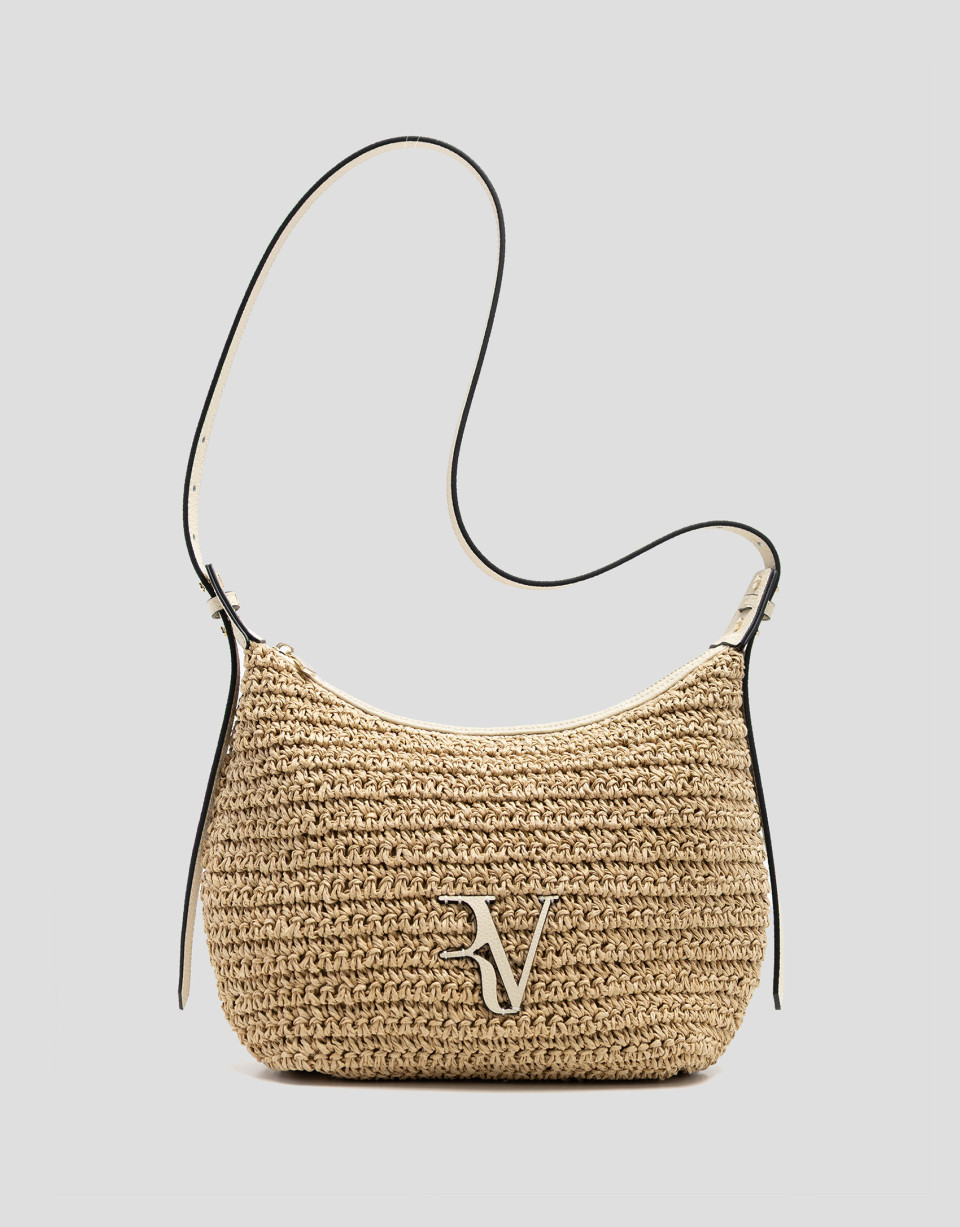 Jimena Shoulder bag in ecru - Woman - SS2026 | Roberto Verino